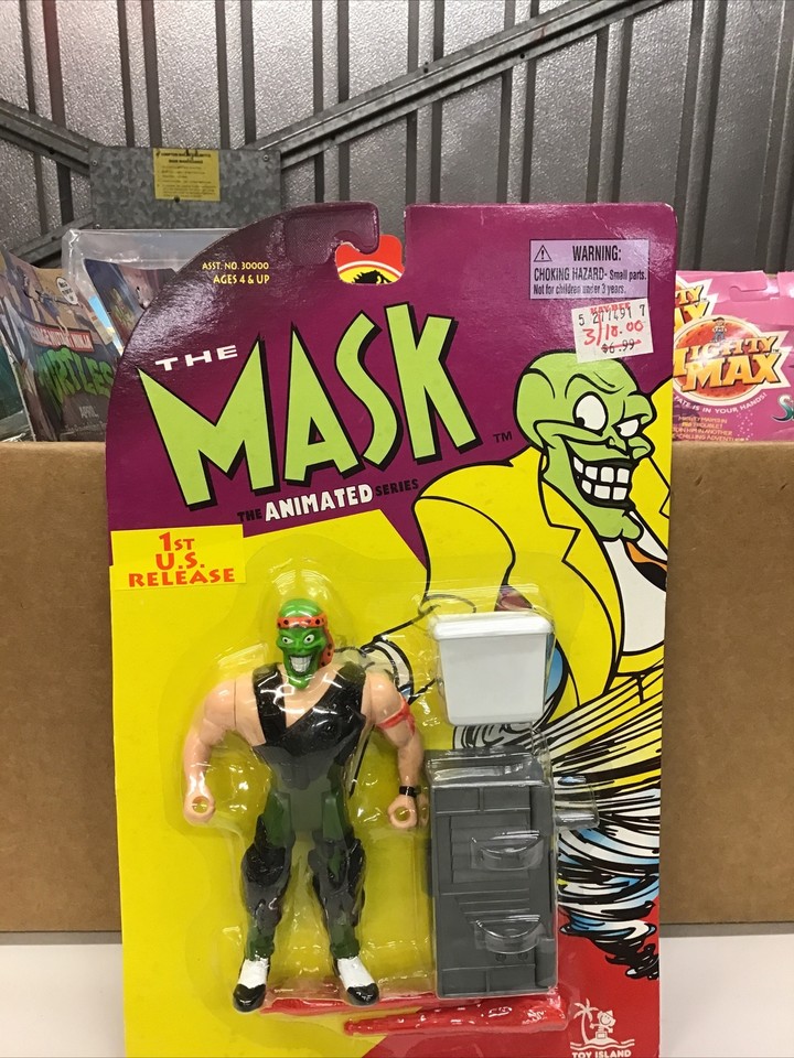 The Mask Animated Series Figure Sgt. Mask Toy Island Sealed