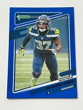 2021 Donruss Football Press Proof Blue #33 - Quandre Diggs - Seattle Seahawks