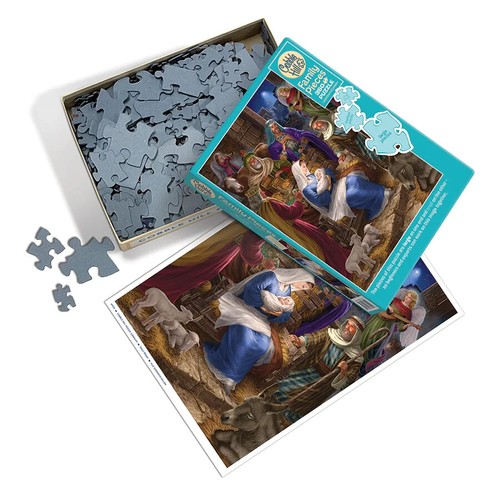 Holy Night 350 Piece Family Jigsaw Puzzle Cobble Hill New - Picture 3 of 3