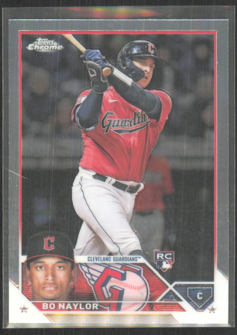 2023 Topps Chrome Bo Naylor Rookie CLE #54