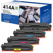 4 PK WITH CHIP W2020A 414A Toner Compatible with HP MFP M479 dw M480f M454dn