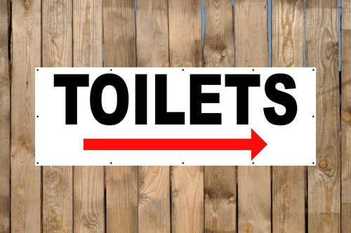 Toilets PVC Banners for Events