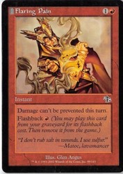 Flaring Pain 89/143 Judgment Magic: The Gathering Common