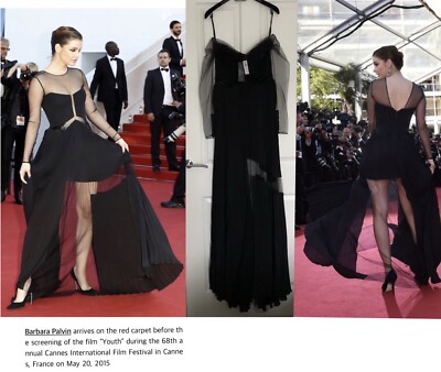 red carpet dresses ebay Versace Evening Gown Dress Silk On The Red Carpet Barbara Palvin $9,395 NWT