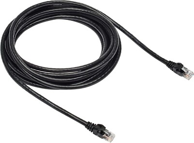 Amazon Basics RJ45 Cat-6 Gigabit Ethernet Patch Internet Cable - 15 Foot Black#
