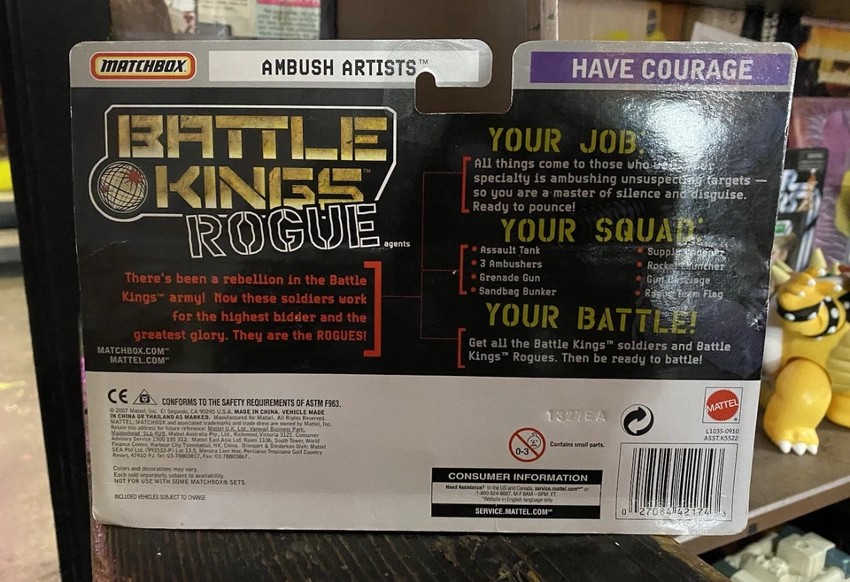 2007 Matchbox Battle Kings Rogue Agents Ambush Artists 10 Piece Vehicle Toy Set - Image 2 of 2