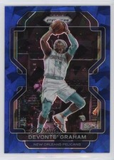 2021-22 Panini Prizm Blue Ice Prizm 6/125 Devonte' Graham #184 pe8