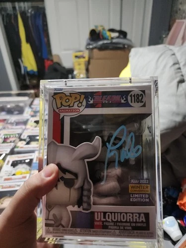 Funko Bleach Ulquiorra Pop! Animation Winter Convention Autographed&verified