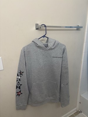 Chrome Hearts Gray Graphic Print Hoodie Suggest Character Men's Size M Pullover