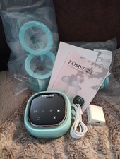 Zomee z2 double electric breast pump. No Box, Lanyard,New With Babamour Cow