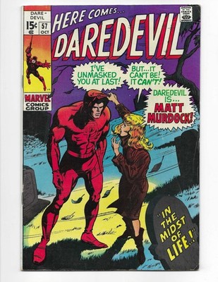 Daredevil 57 1969 Marvel Comics F- 5.5 Karen Page Death's Head Willie Lincoln