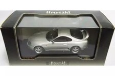 Kyosho 1/43 Toyota Supra RZ JZA80 Silver Mini Car Hauzack Series K03704S Used