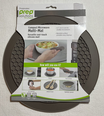 Progressive Prep Solutions Microwave Multi-Mat  9.5-Inch Silicone Microwave NIP