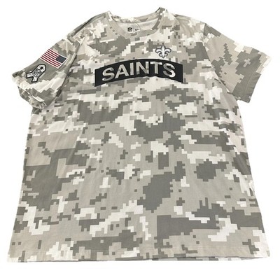 NWT Nike New Orleans Saints Salute To Service Arctic Camo SS
