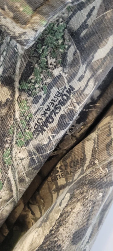 VTG Game Winner Mossy Oak Break Up Camo Coveralls Unisex Sz Large Insulated Mens - Image 4 of 4