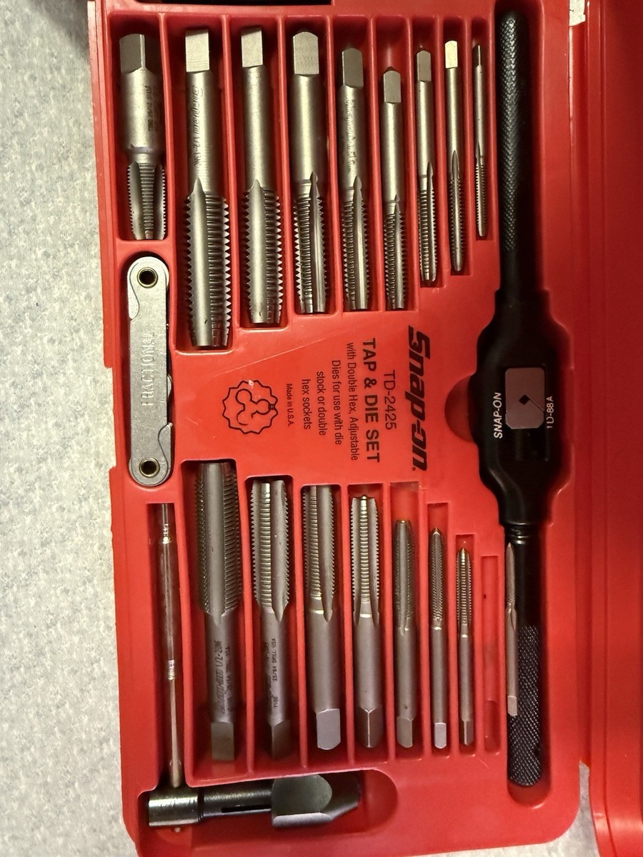 未使用！！Snap-on スナップ-オン インチ用 タップとダイスセット TD-2425