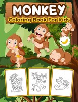 Bmpublishing | Monkey Coloring Book For Kids | Taschenbuch | Englisch (2021)