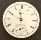 Antique 1897 Elgin Grade 109 Pocket Watch Movement Parts/Repair 0s 7j USA