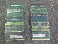 LOT 38 MULTIPLE BRANDS 16GB DDR4 , MULTIPLE SPEEDS LAPTOP MEMORY RAM
