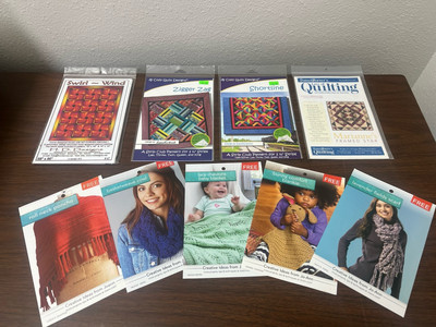 Lot Of 4 Quilting Patterns Cozy Quilt Designs Fons & Porter s Swirl Wind New