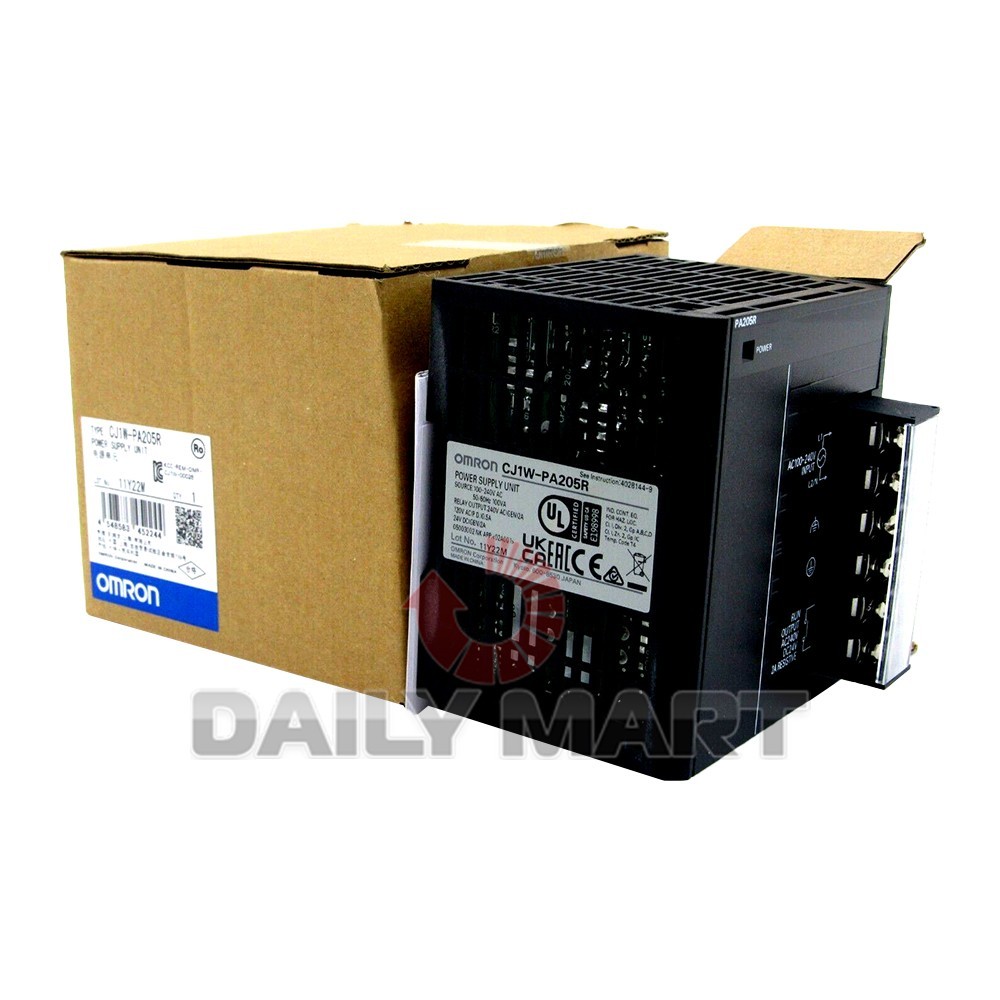 Omron CJ1W-PA205R PLC Power Supply Module New In Box Fast Shipping
