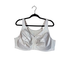Glamorise Women s Front-Closure Bra, Nude, Size 48B, EUC