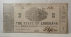 1800’s Louisiana Obsolete Banknotes Lot  of 3 New Orleans $10 Shreveport $5, $1 — photo 8