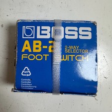 BOSS AB-2 Black 2-Way Analog Selector Foot Switch Compact Guitar Effect Pedal