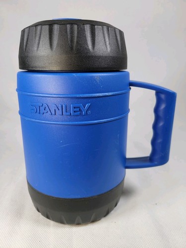 Stanley Flask 17oz Heatkeeper Food Soup Blue Vacuum Handle Thermos With Spoon - Picture 15 of 15