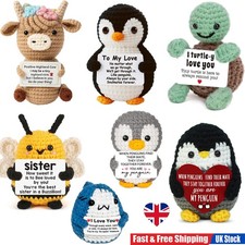 Valentine Gift For Boyfriend Girlfriend Wife You Are My Penguin Knitted Hug Doll