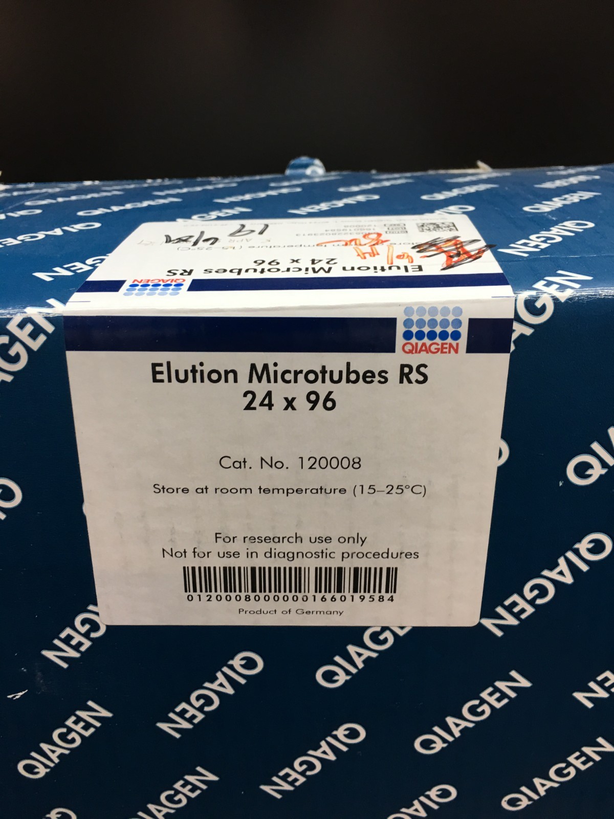 Qiagen Cat No 120008 Elution Microtubes RS 24x96 Lot 19 PCS