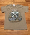 Vintage Orange County Choppers Motorcycle Biker Boys Small Graphic T Shirt