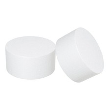 8x6Inch Foam Dummy Round Cake for Crafts 2pcs 8 Inch Round Cake Dummy Discs f...