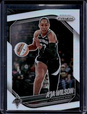 A’ja Wilson 2025 Panini Prizm WNBA #76 Silver Prizm