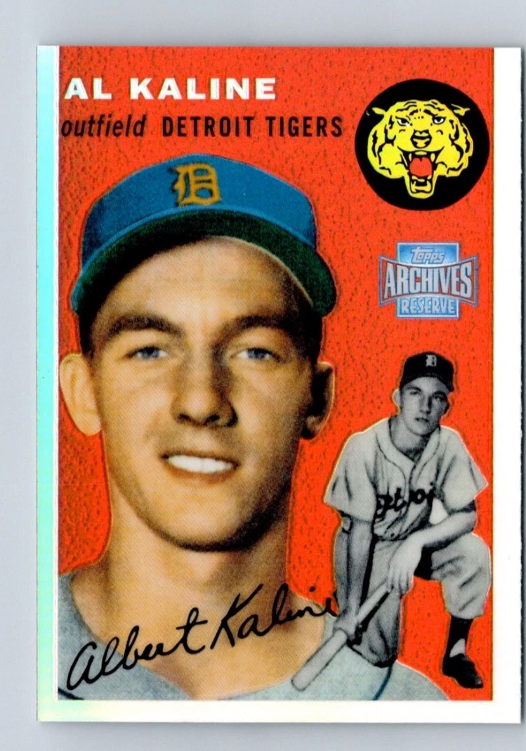 2001 TOPPS ARCHIVES RESERVE AL KALINE DETROIT TIGERS GIANTS BASEBALL CARD