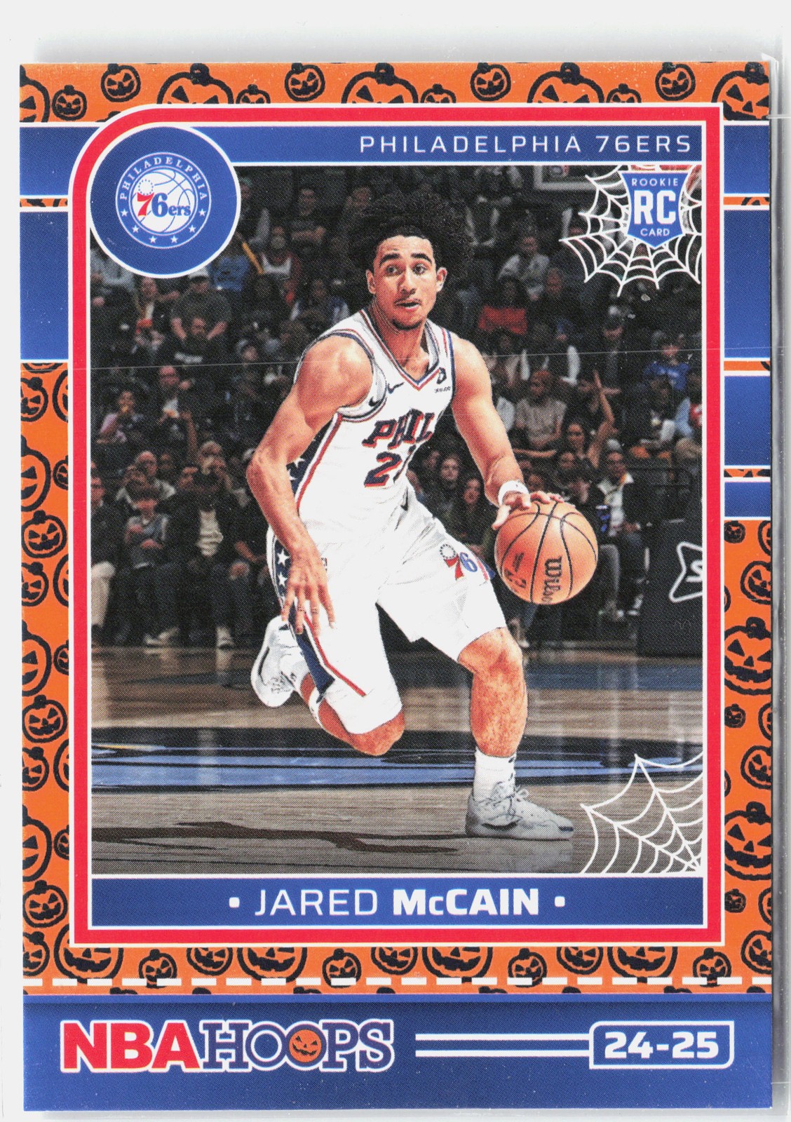2024-25 Hoops Haunted Hoops #263 Jared McCain Orange RC Rookie