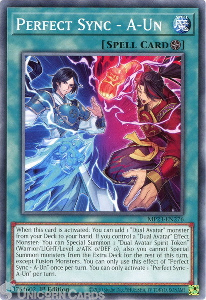 MP23-EN276 Perfect Sync - A-Un :: Common 1st Edition YuGiOh Card