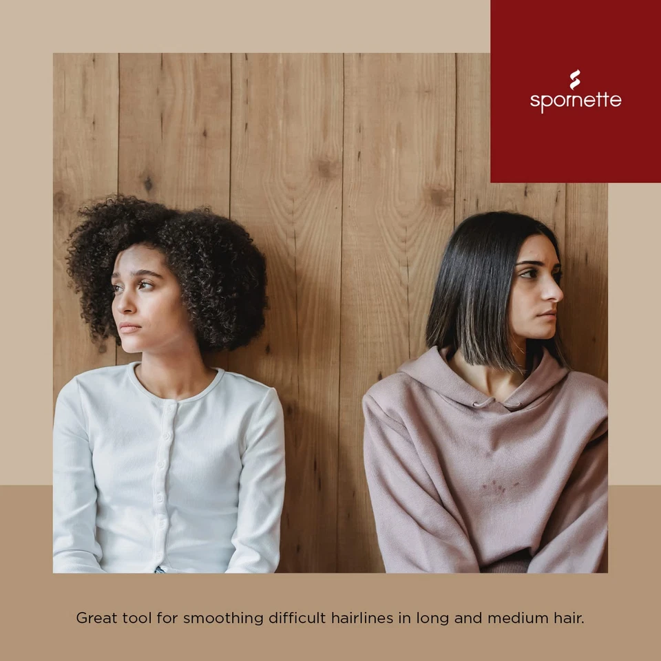 Mini cepillo de pelo de cerdas de nailon Styler .75 pulgadas HB 1 Foto 3 de 4