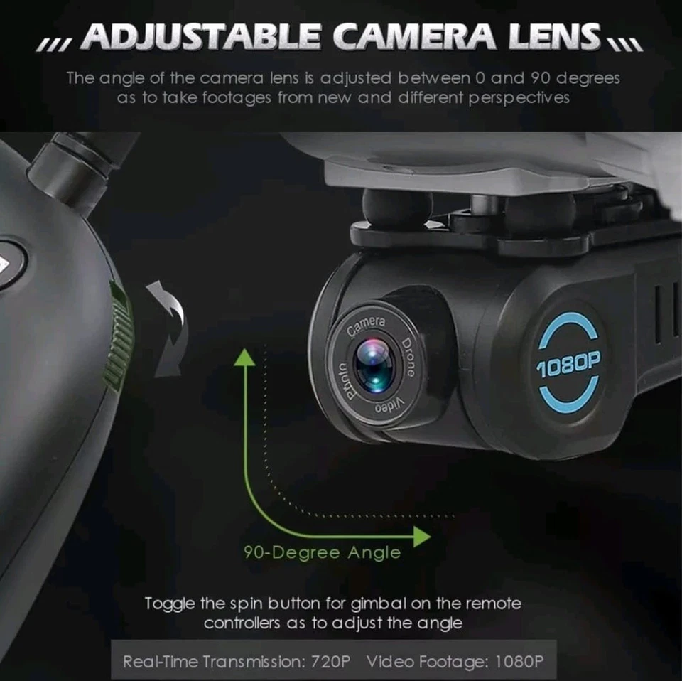 JJPRO X5 EPIK 5G BRUSHLESS, 1080p HD Camera, GPS, 3 BATTERIES - Bild 3 von 4