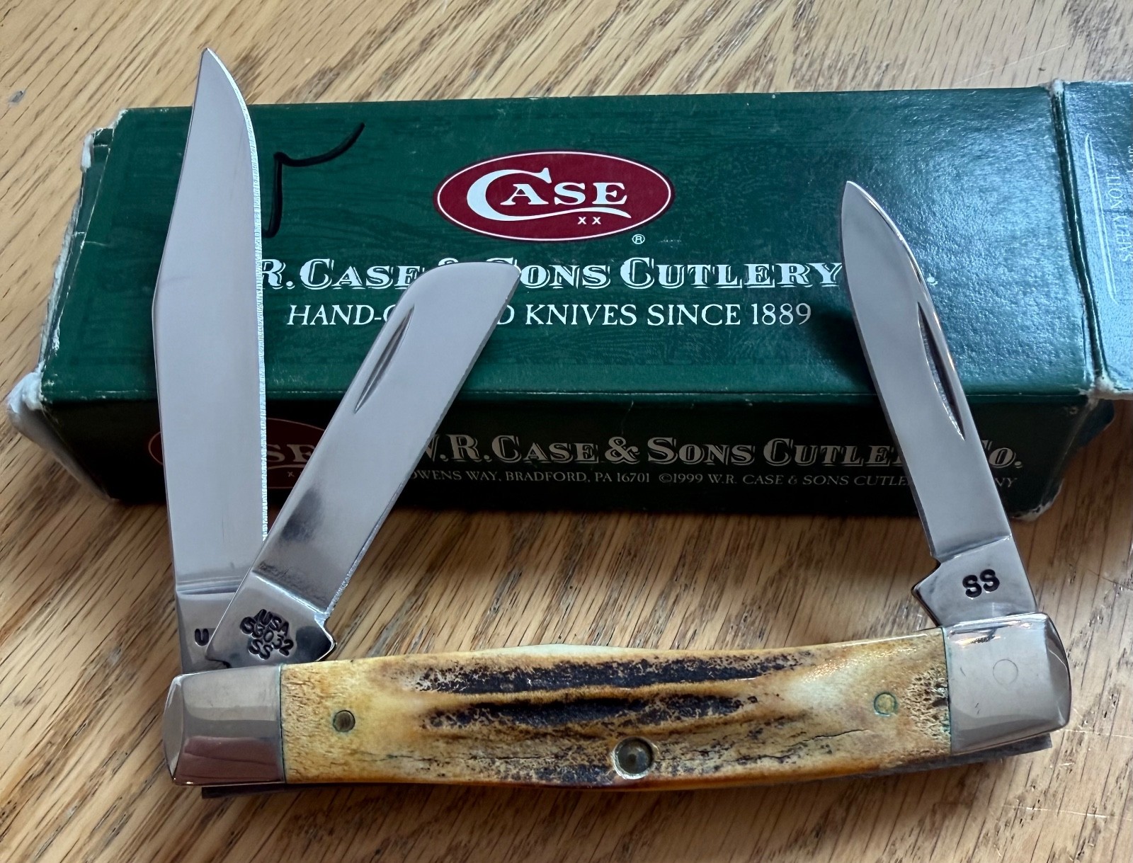 CASE STAG STOCKMAN KNIFE NEVER USED IN WRONG BOX #53032 SS D2 | eBay