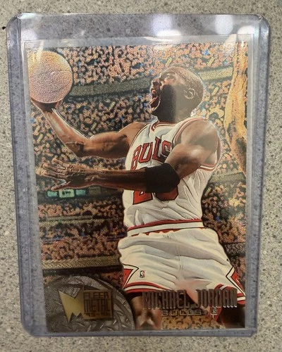 Fleer 1995-96 Metal Universe Insert Michael Jordan Chicago Bulls #13 Card