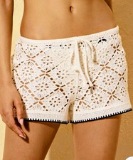 Shade & Shore Women s Beige Crochet Triangle ...