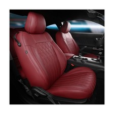 Custom for Ford Mustang Coupe Seat Covers 2015-2023 - Custom-Fit Full Set Fau...