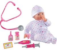 Dolls World 60340 Baby-Puppe Lebensechte Spielzeug Puppe Doktor Arzt ZubehöR