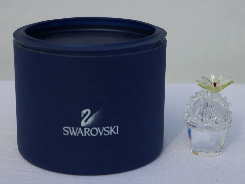 Swarovski Crystal Cactus With Yellow Flower Box Included - Image 2 of 4