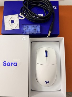 Ninjutso Sora V2 Wireless Gaming Mouse Lightweight White