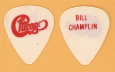 Chicago Bill Champlin 1st Custom Vintage Stage Guitar Pick - 1985 World Tour