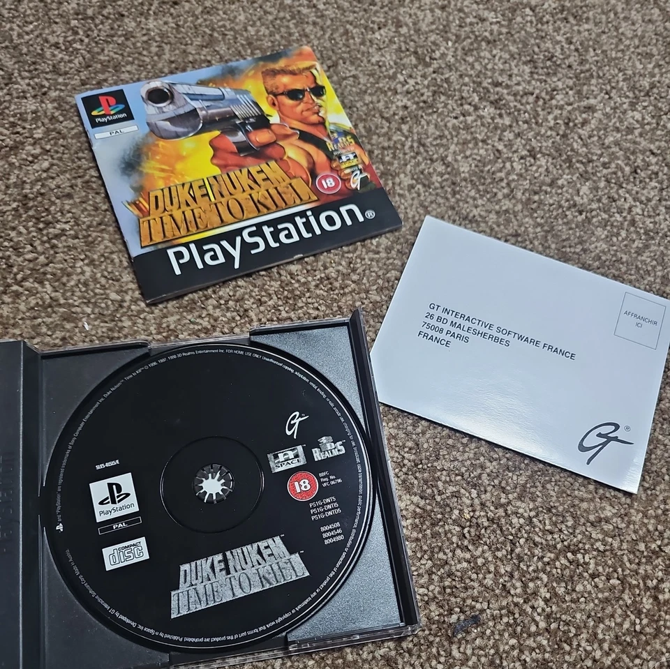 Duke Nukem : Time to Kill PlayStation PS1 Game Complete  - Image 3 of 4
