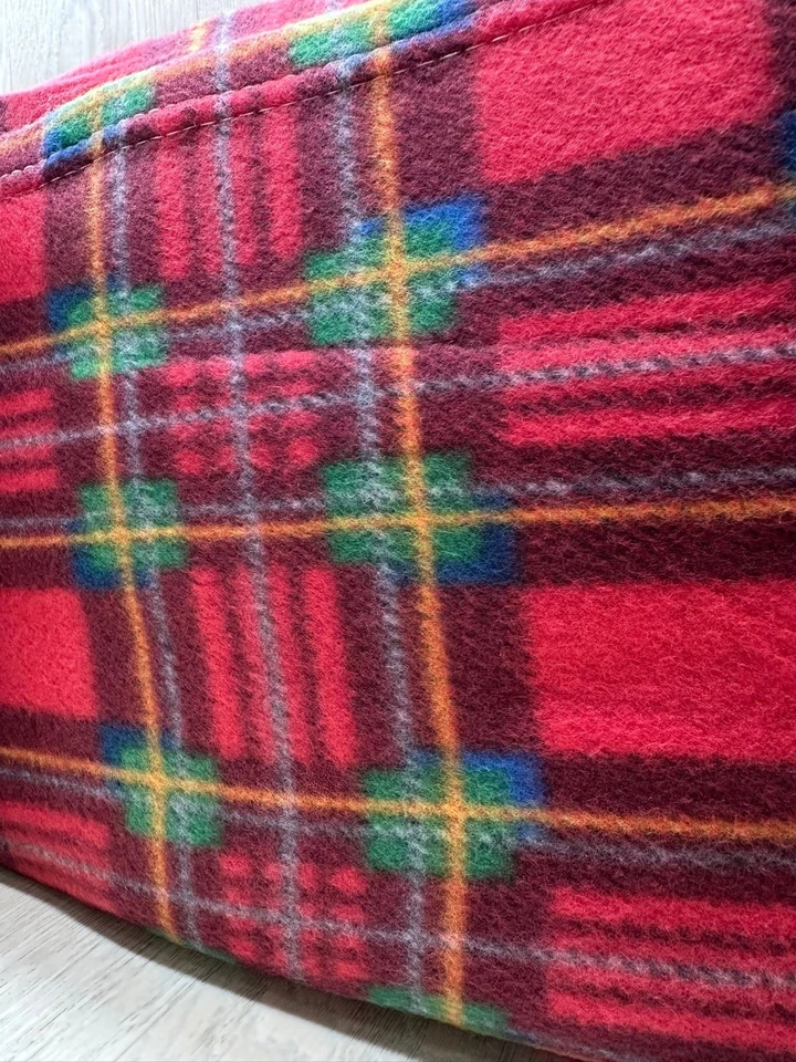 Completo Lenzuola Invernale Letto Matrimoniale In Pile In Fantasia Scozzese - Immagine 4 di 4