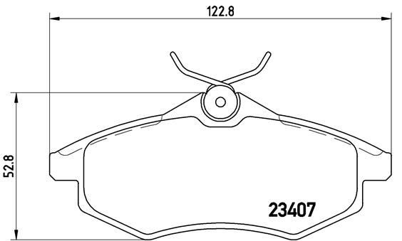 Plaquettes de frein Brembo P 61 074 anti vibration pour stopper l'usure des disques